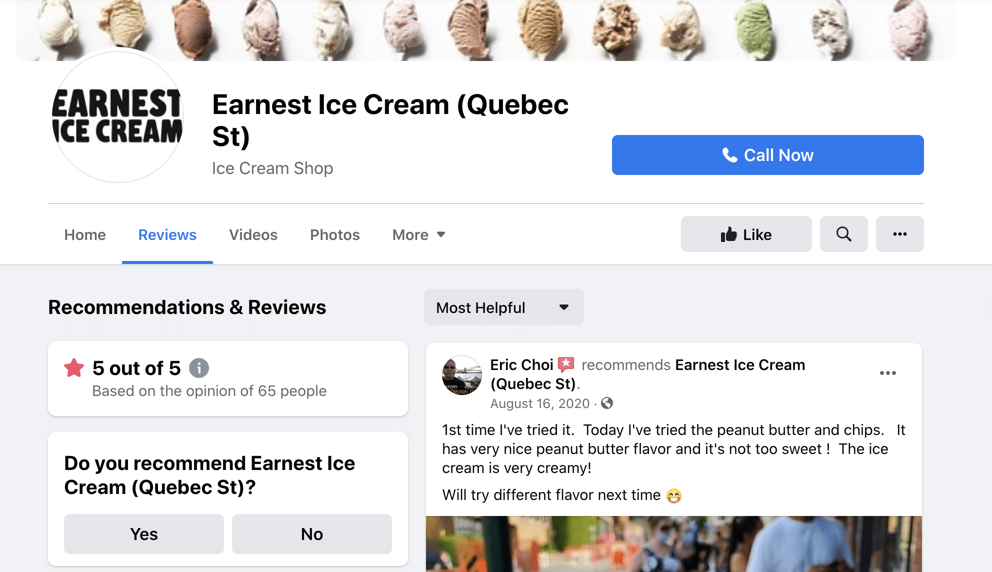 Testimonios serios de clientes de Ice Cream