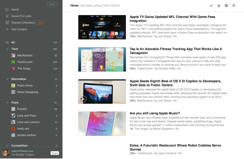 25 estadísticas de búsqueda de Google para marcar lo antes posible Feedly-google-trends