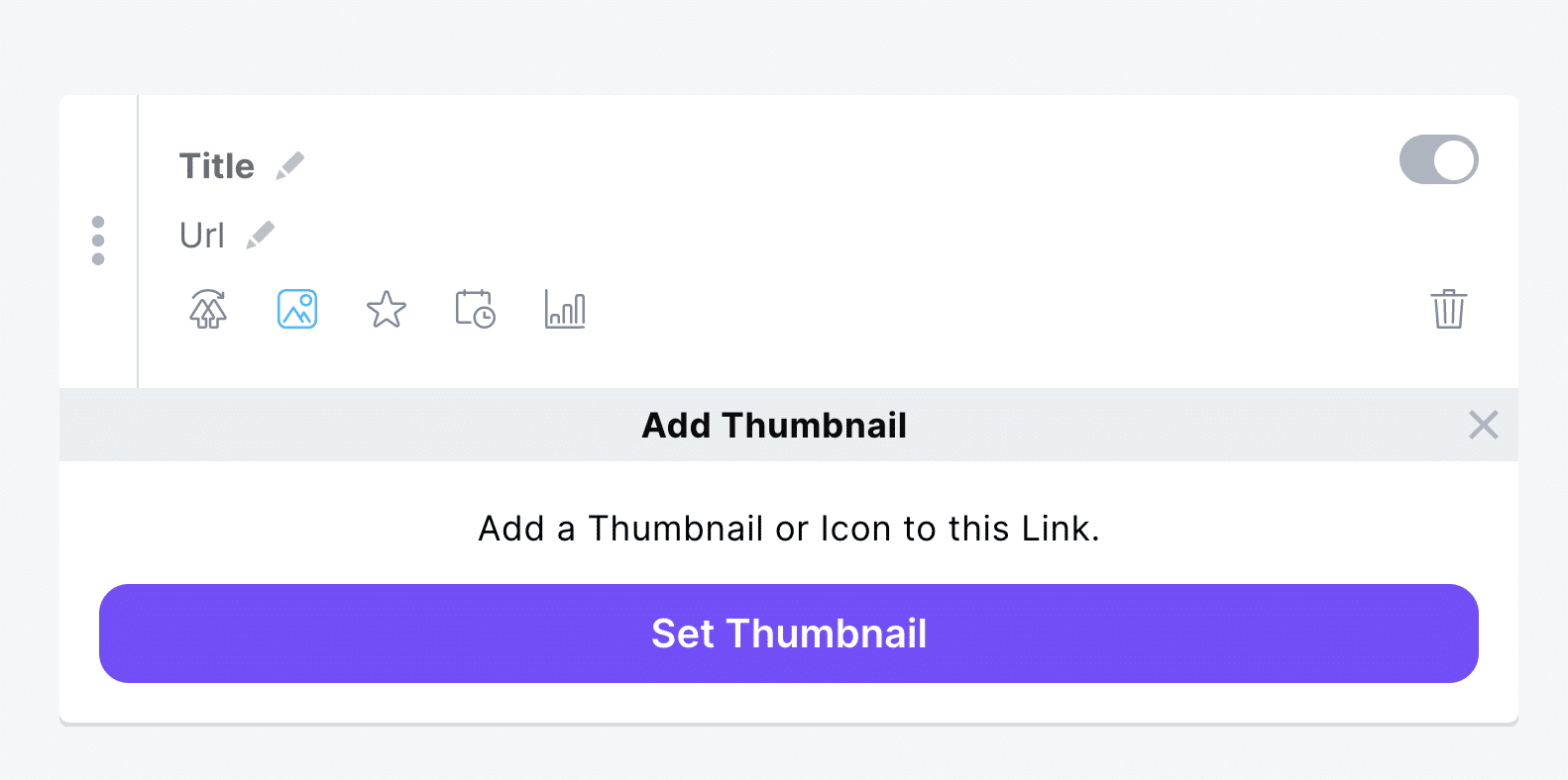 agregar la URL del t&iacute;tulo y la miniatura