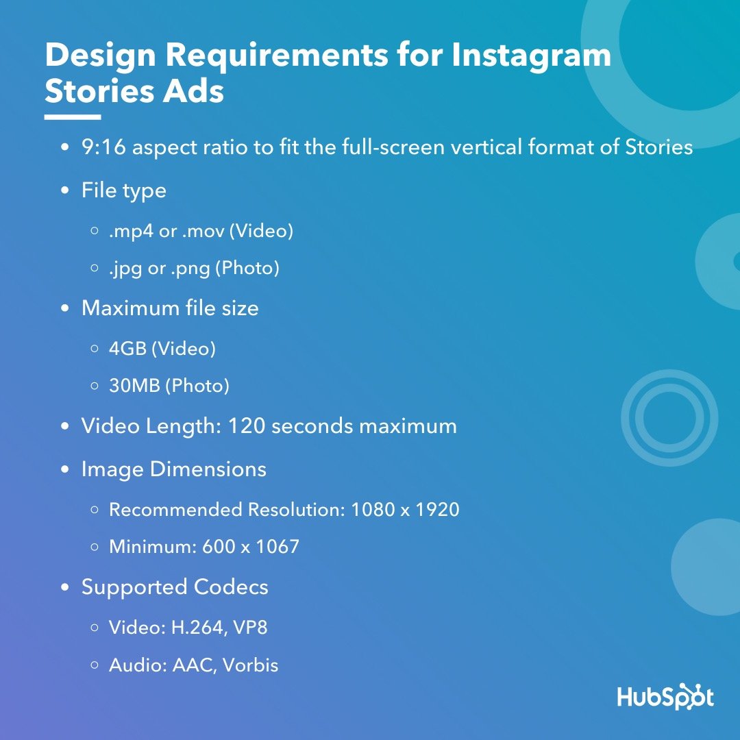 Requisitos de dise&ntilde;o para anuncios de historias de instagram.