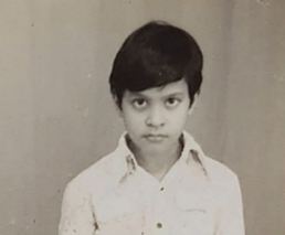 Himanta Biswa Sarma en la infancia