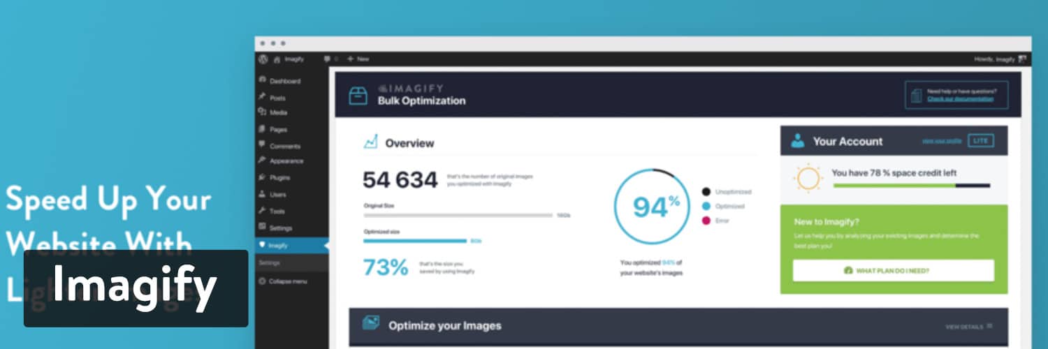 Complemento de Imagify WordPress