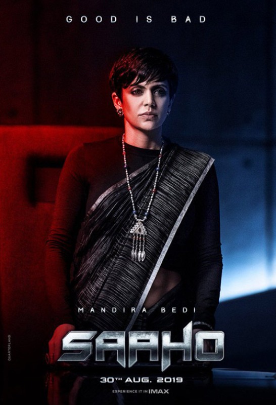 Mandira Bedi en Telugu movie Saaho (2019)