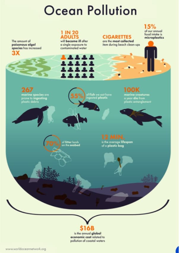 infografia de contaminacion