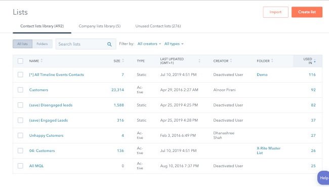 T&eacute;cnica de marketing: segmentaci&oacute;n de la audiencia en HubSpot