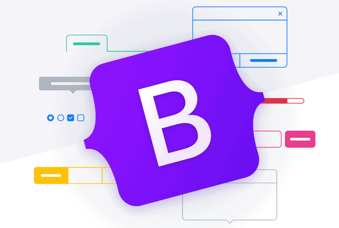 El logo de Bootstrap.
