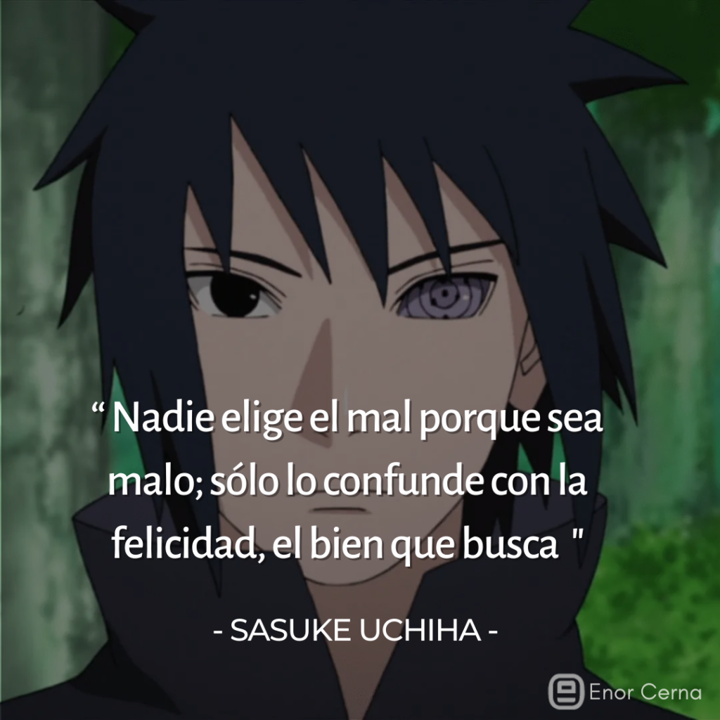 50 frases de Sasuke Uchiha 50 frases de Sasuke Uchiha