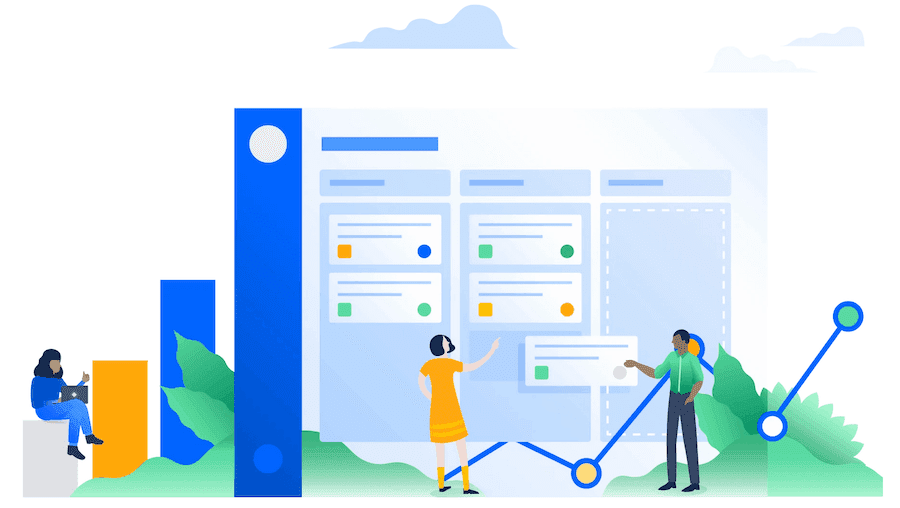 La p&aacute;gina de inicio de Jira.