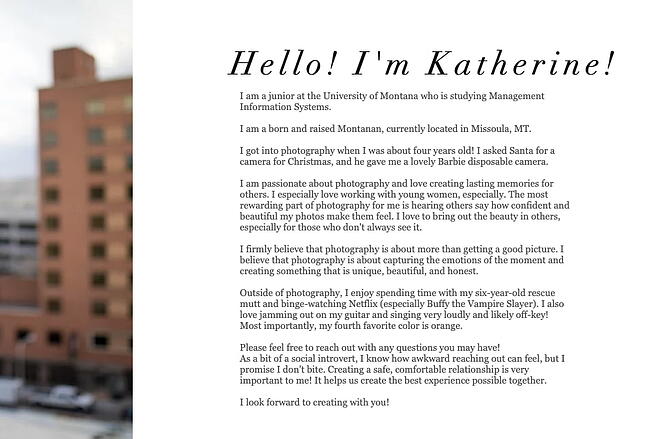 Ejemplo de experiencia profesional por Katherine Gundlach