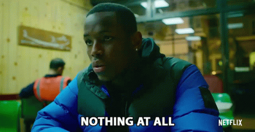 Nada en absoluto No mucho GIF - NothingAtAll NotMuch Serious GIFs