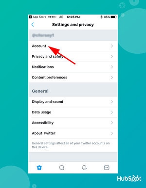 Cómo cambiar el identificador de Twitter en 5 sencillos pasos cómo cambiar el identificador de Twitter en la aplicación móvil: haga clic en cuenta