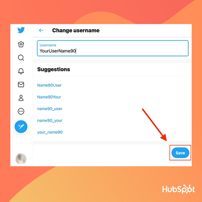 Cómo cambiar el identificador de Twitter en 5 sencillos pasos cómo cambiar el identificador de Twitter: haga clic en "salvar"