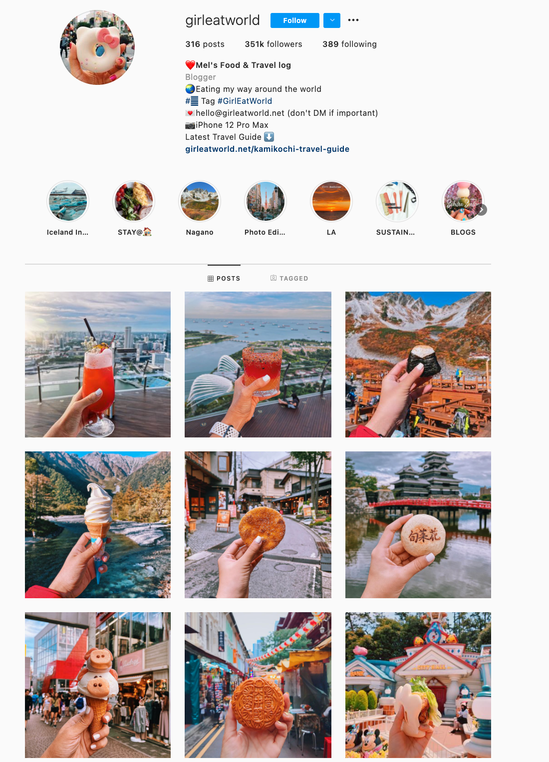 25 impresionantes temas de Instagram (y cómo pedirlos prestados para su propio feed) Ejemplo de tema de repetición de Instagram