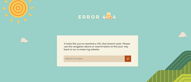 40 páginas de error 404 inteligentes de sitios web reales Ejemplo de página de error 404 del sitio web pipcorn