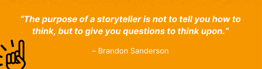 Cita de Brandon Sanderson: 