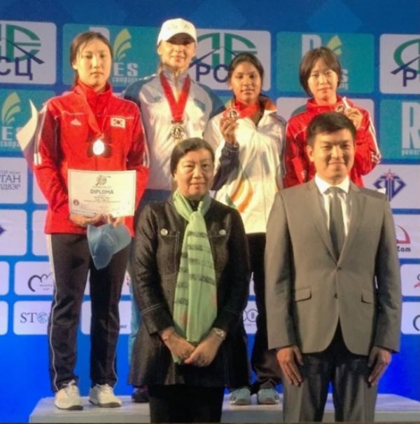 CA Bhavani Devi al ganar el Campeonato Asi&aacute;tico Sub 23 en 2015