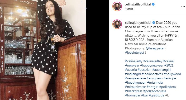 Publicaci&oacute;n de Celina Jaitly en Instagram