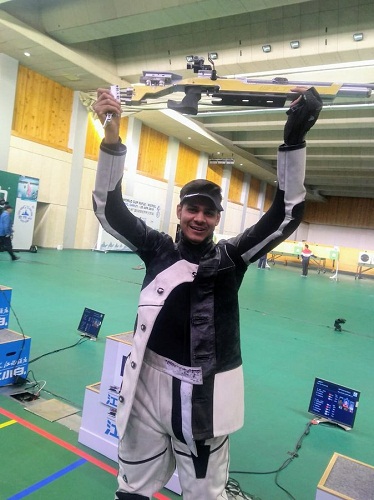Divyansh Singh Panwar en la Copa del Mundo ISSF 2019