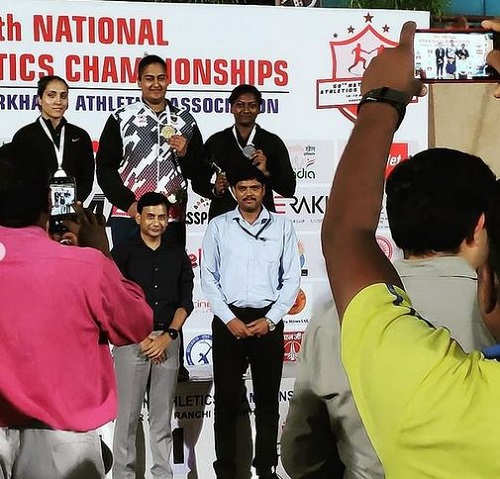 Kamalpreet Kaur sobre ganar una medalla de oro en el Campeonato Nacional de Atletismo