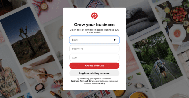 Cómo utilizar Pinterest para empresas: 8 estrategias que debes conocer complete los detalles, incluida la contraseña de correo electrónico y la edad
