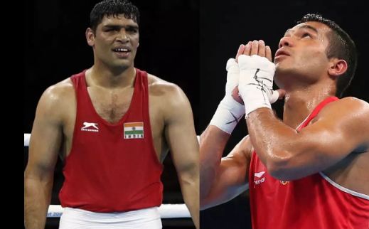 Satish Kumar durante un evento de boxeo