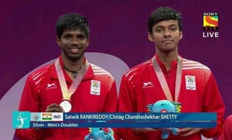 Satwiksairaj Rankireddy en los Common Wealth Games 2018
