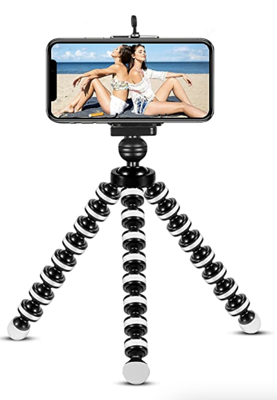 Consejo de fotograf&iacute;a de productos: utilice un tr&iacute;pode tradicional o flexible al fotografiar sus productos.