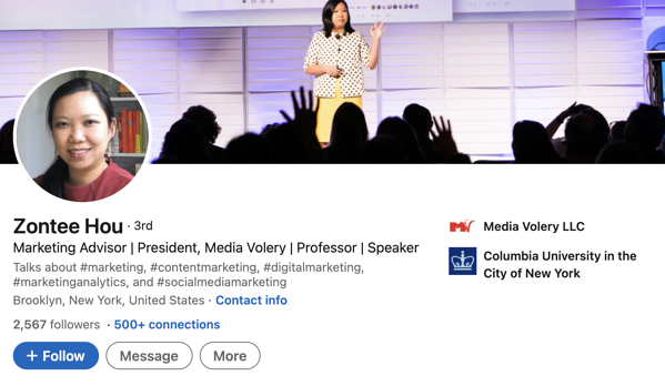 zontee hou marketer de contenido a seguir en linkedin