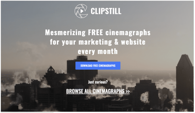 12 de los mejores sitios web de videos de archivo gratuitos para obtener excelentes imágenes cinemagraphs gratis clipstill