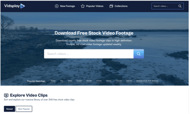 12 de los mejores sitios web de videos de archivo gratuitos para obtener excelentes imágenes Vidsful descargar videos de archivo gratis