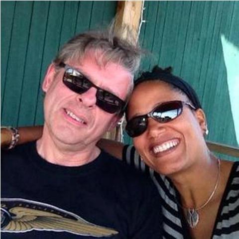 Sian Proctor con su marido