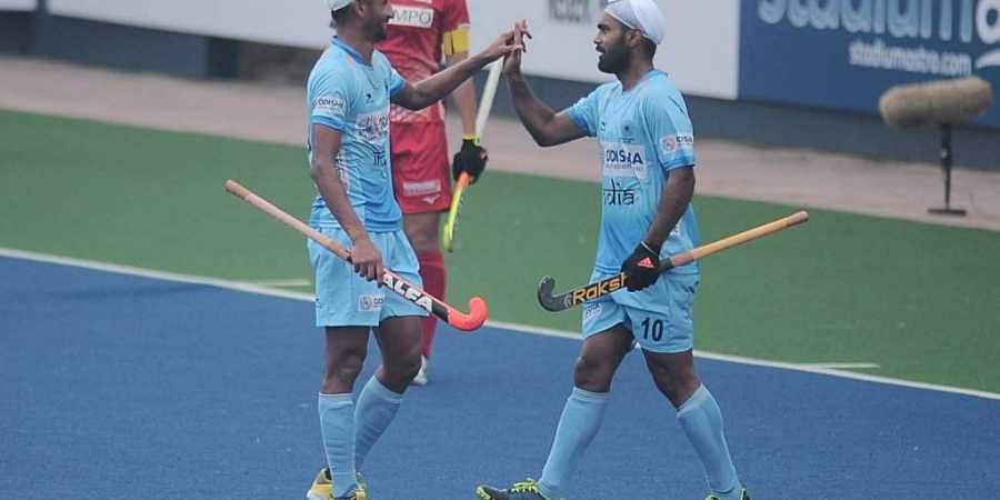 Simranjeet Singh durante la Copa Sultan Azlan Shah 2019