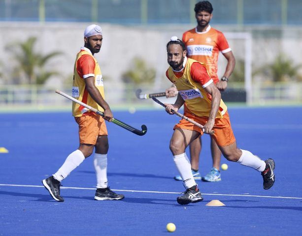 Simranjeet Singh durante el Trofeo de Campeones de Hockey Rabobank Masculino 2018