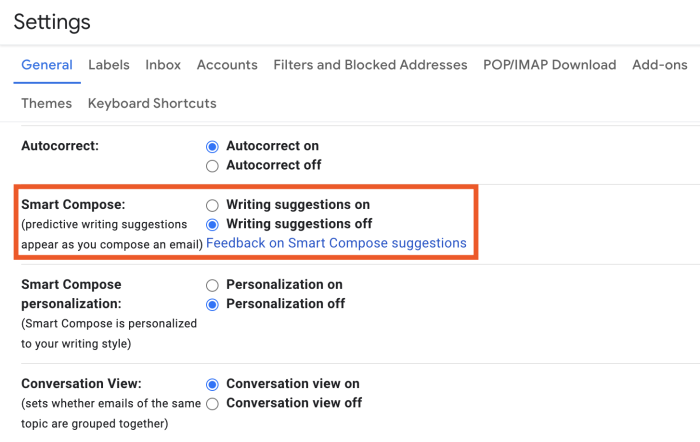 Turn-off-smart-compose-03-settings Desactivar las sugerencias de escritura en la configuración de Gmail