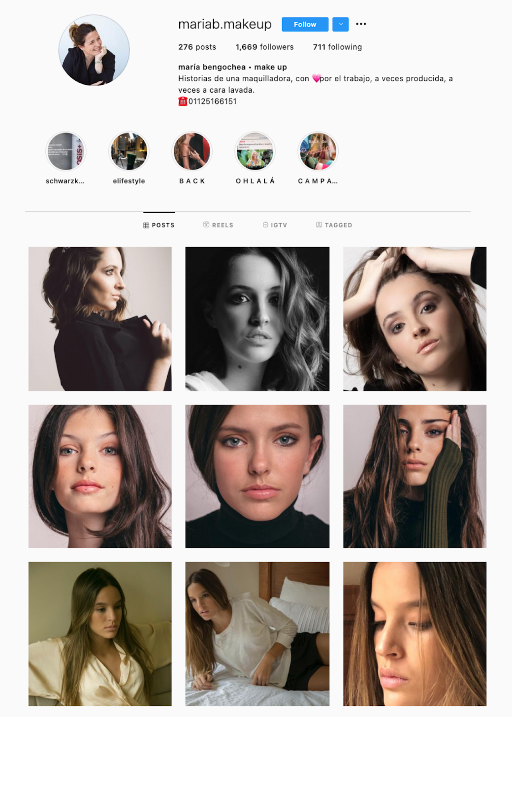 25 impresionantes temas de Instagram (y cómo pedirlos prestados para su propio feed) Ejemplo de tema de Instagram de líneas horizontales