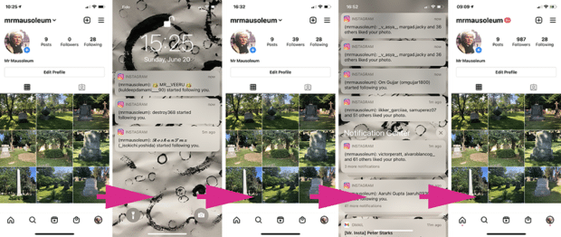 ¿Quieres comprar seguidores de Instagram? Esto es lo que sucede cuando lo haces Nuevos seguidores y notificaciones de Me gusta en el perfil de Instagram.
