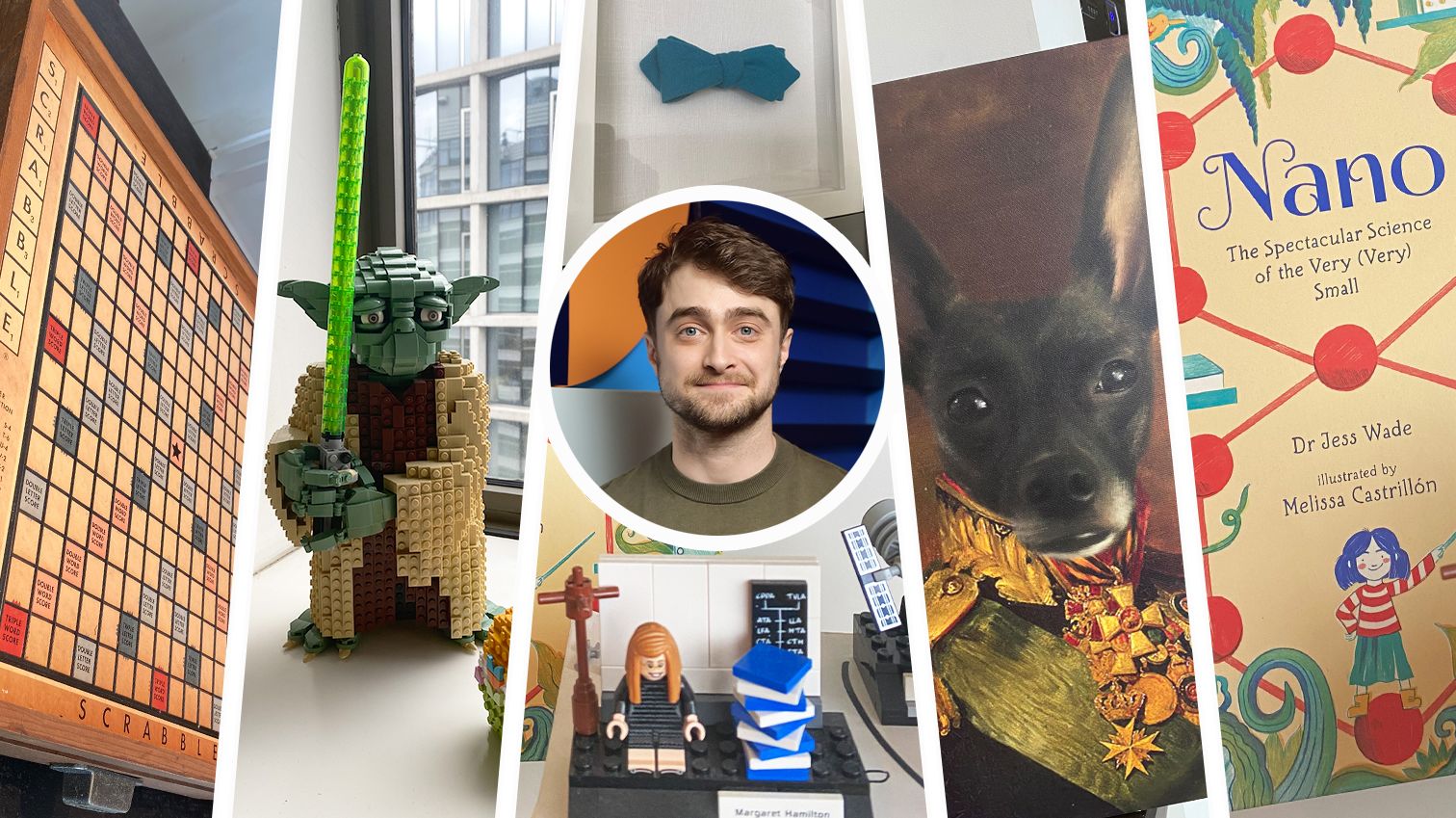 5 artículos excelentes en los estantes de Daniel Radcliffe