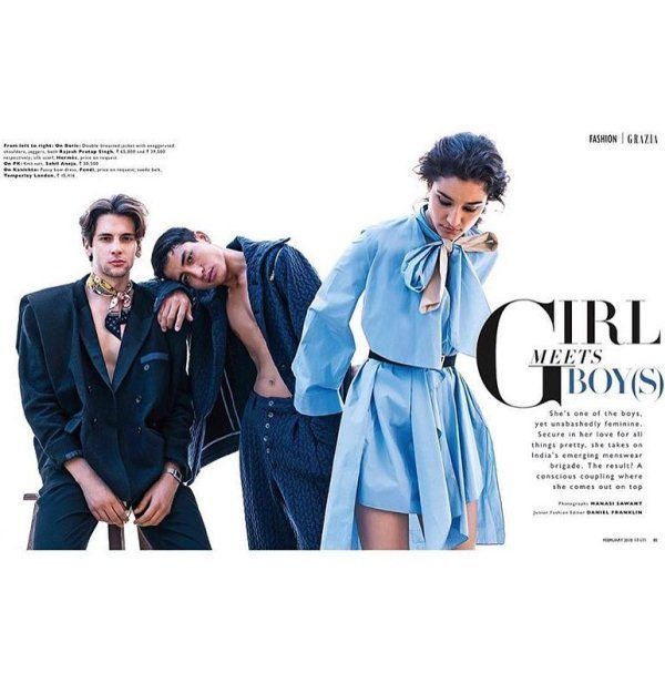 Kanishtha aparece en la revista Grazia