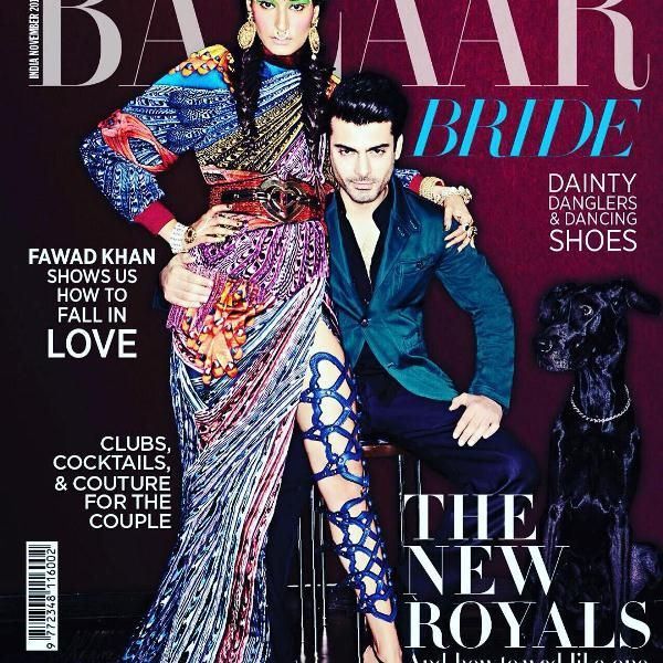 Kanishtha en la portada de la revista Harpers Bazaars