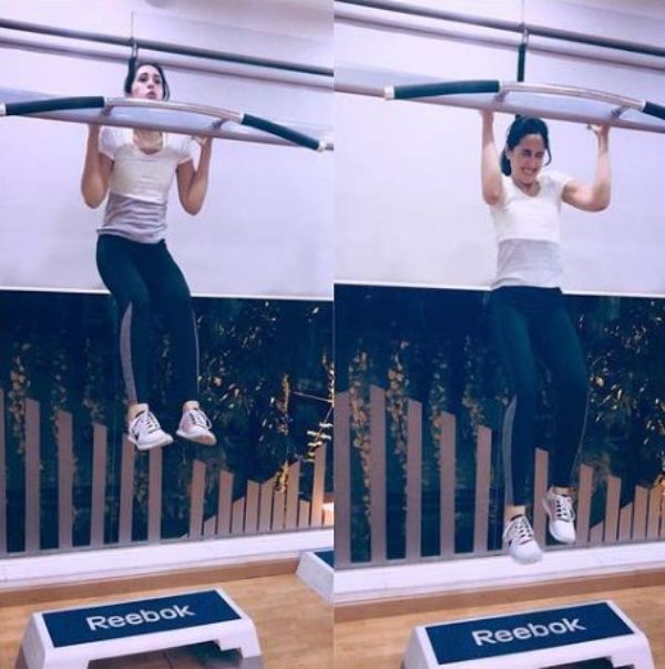 Mira Sethi ejercit&aacute;ndose en su chico