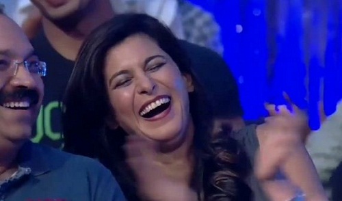 Neetu Shukla y su esposo