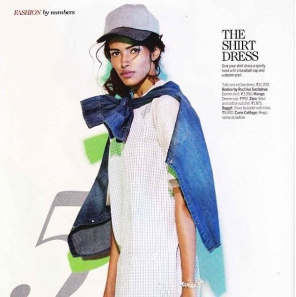 Pooja Mor aparece en la revista Femina