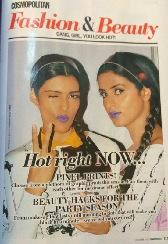 Pooja Mor en la revista Cosmopitan