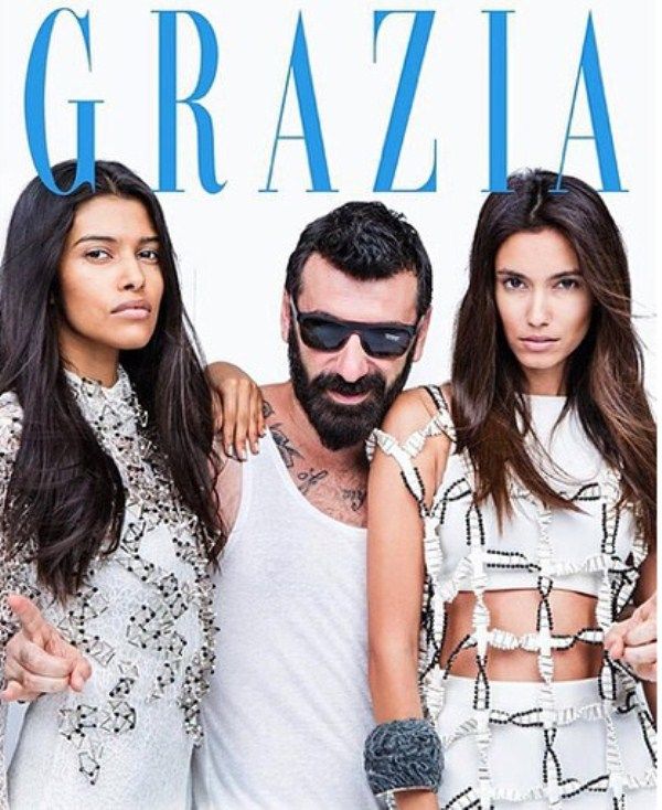 Pooja Mor en la portada de la revista Grazia