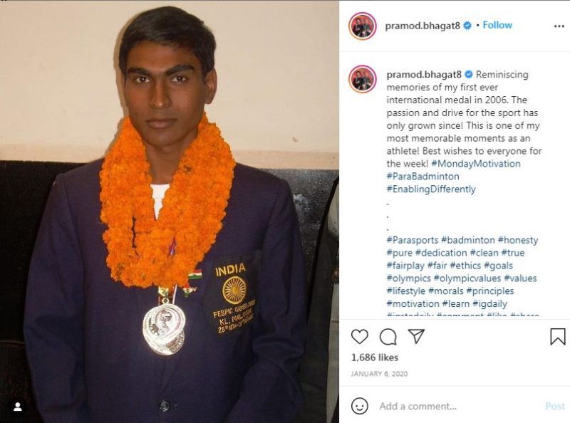 Publicaci&oacute;n de Instagram de Pramod Bhagat