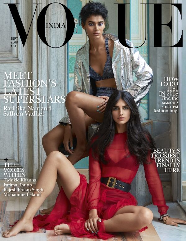Radhika Nair en la portada de Vogue 2018