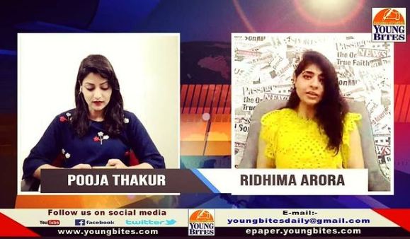 Ridhima Arora como invitada en Young Bites