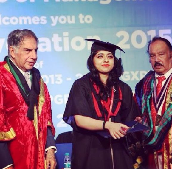 Ridhima Arora durante su convocatoria
