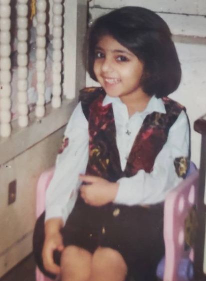 Foto de la infancia de Ridhima Arora