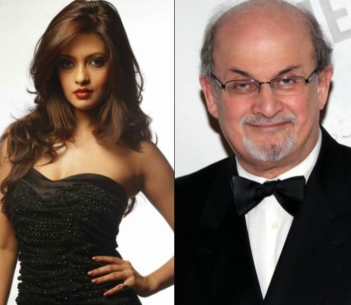 Riya Sen y Salman Rushdie